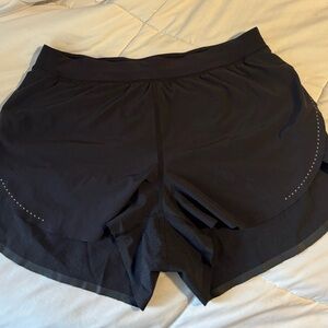 Lululemon Athletica Black Find Your Pace Shorts 3"